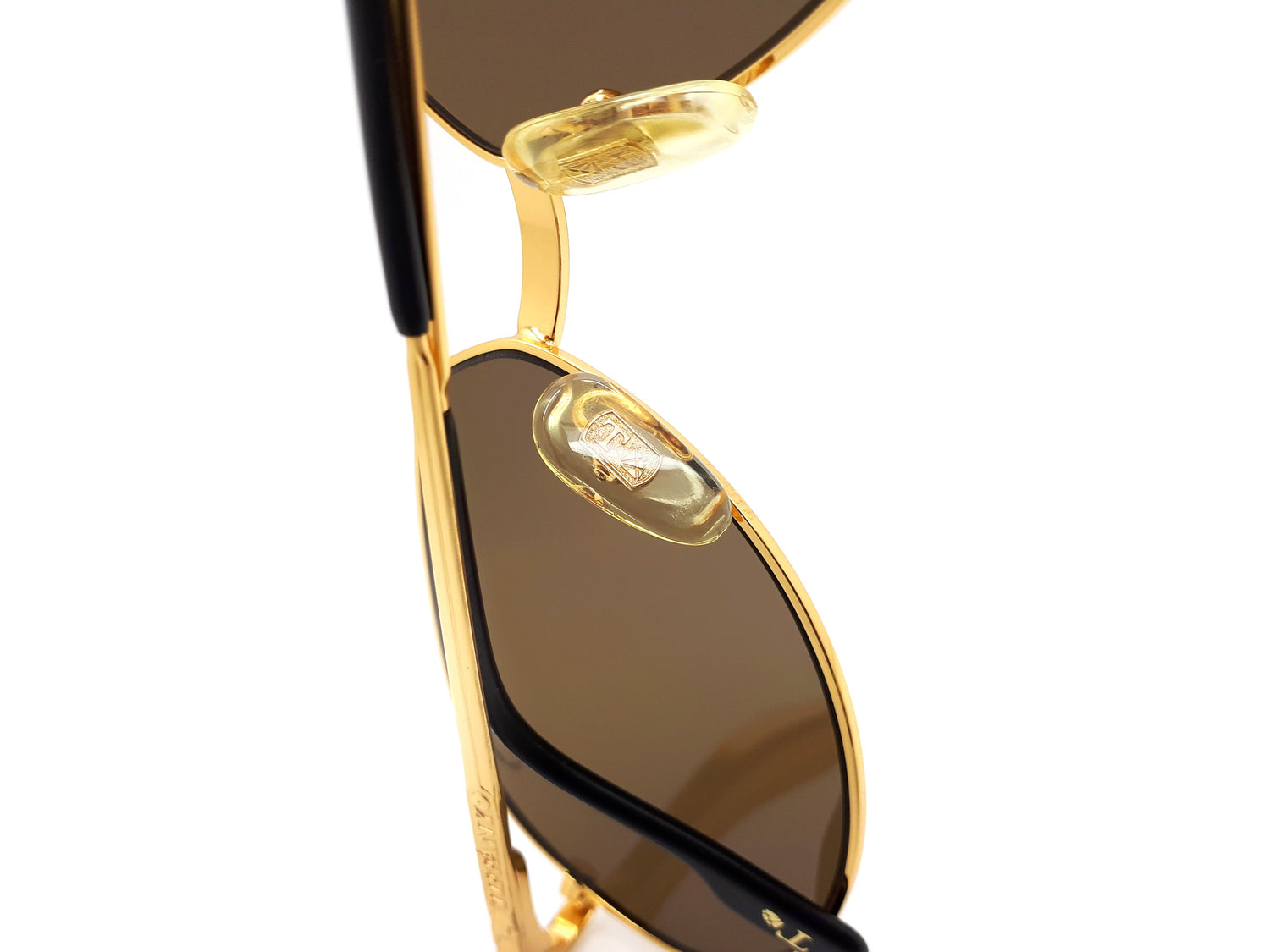 Lunettes de soleil pilote Tiffany T en métal argenté avec verres