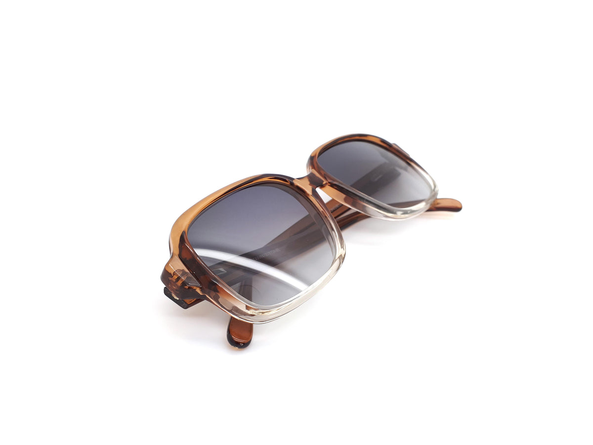Monsieur 100F Brown 2 Tone Vintage 1990s Sunglasses