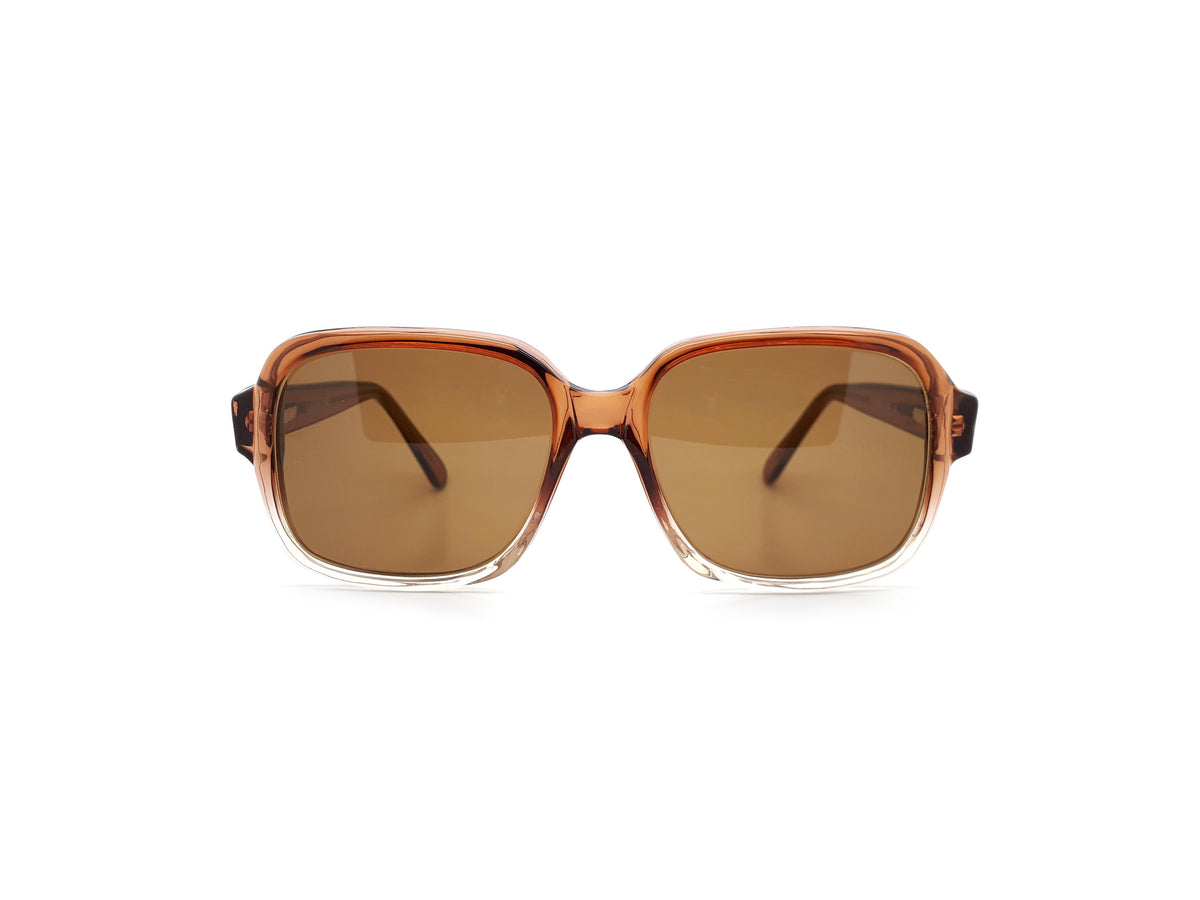 Monsieur 100F Brown 2 Tone Vintage 80s Sunglasses