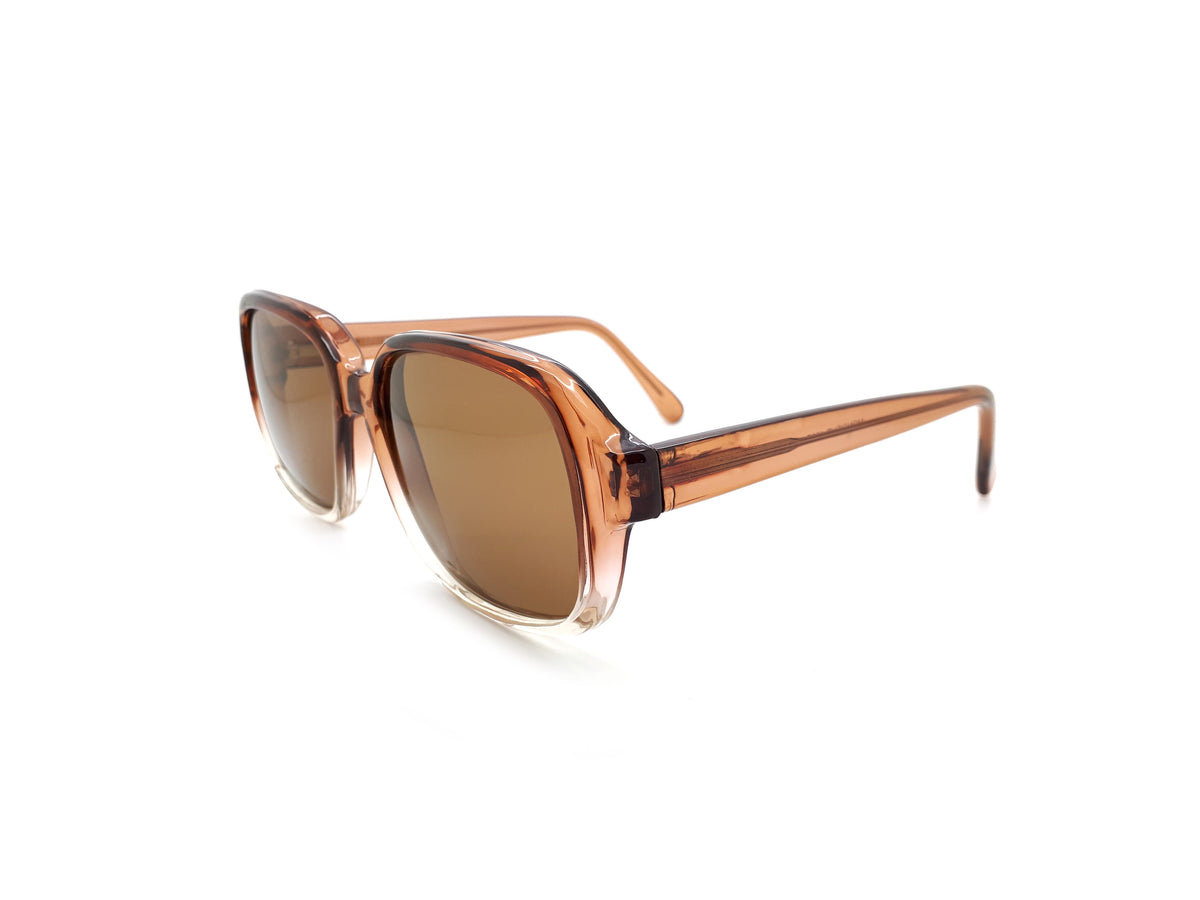Monsieur 100F Brown 2 Tone Vintage 80s Sunglasses