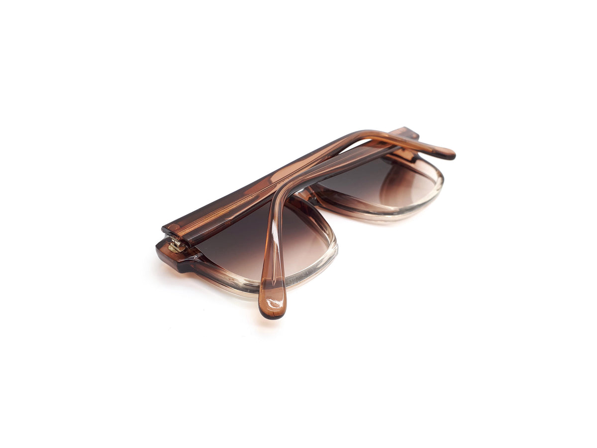 Monsieur 100F Brown 2 Tone Vintage Mens Sunglasses 1990s