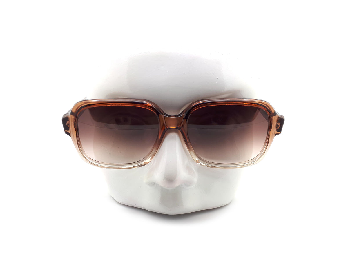 Monsieur 100F Brown 2 Tone Vintage Mens Sunglasses 1990s