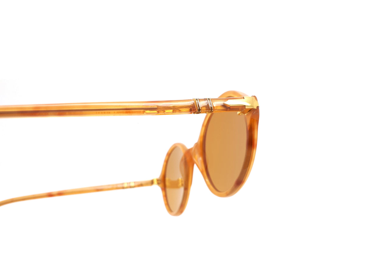 Vintage Persol Ratti Meflecto 904 Round Tortoiseshell Sunglasses 1990s
