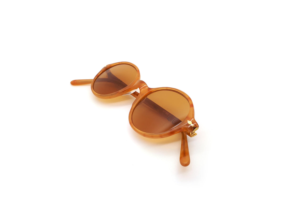 Vintage Persol Ratti Meflecto 904 Round Tortoiseshell Sunglasses 1990s