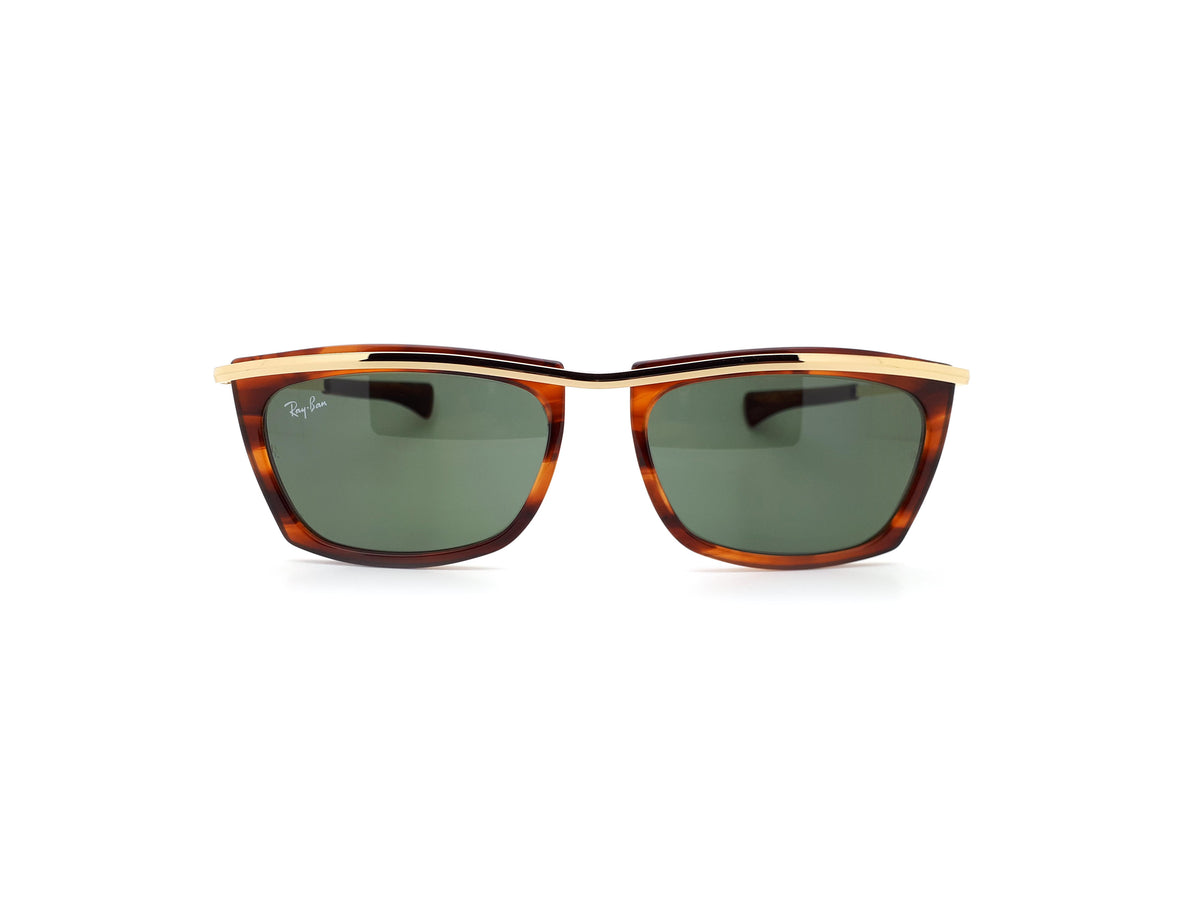 Vintage Ray-Ban Olympian II L1005 Mock Tortoiseshell Sunglasses 