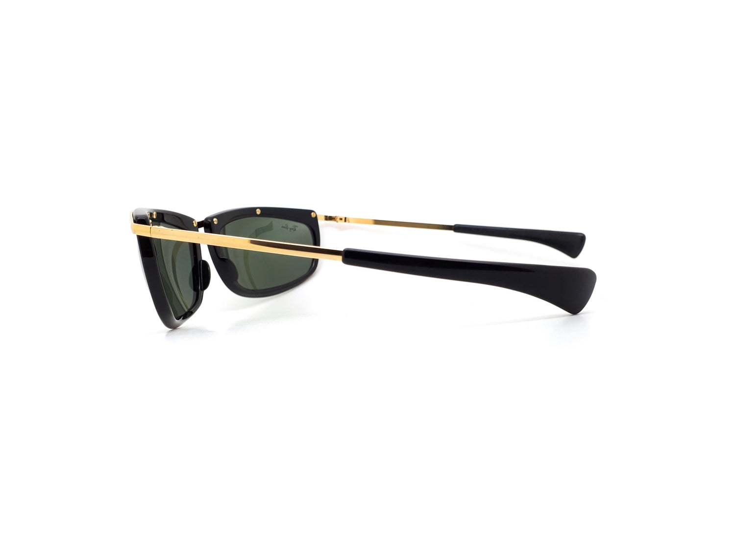 Louie Ebony & Vintage Bronze Round Wood Sunglasses