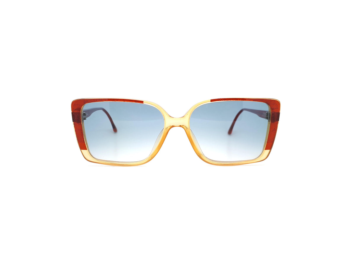 Vintage Saphira 80s Sunglasses Red and Clear Acetate