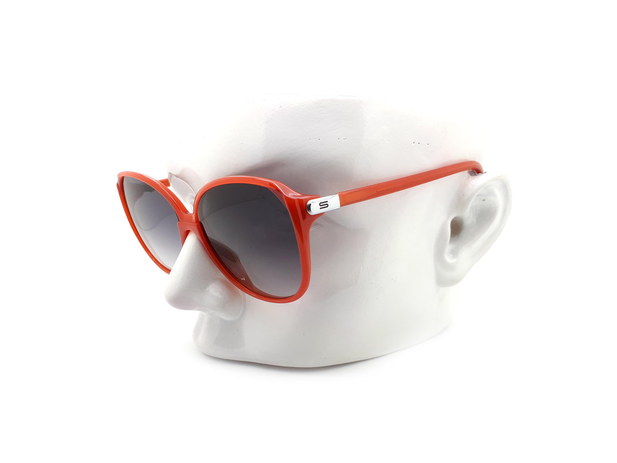 Vintage Silhouette Mod 1065 Col 085 Red Women's Sunglasses 1980s