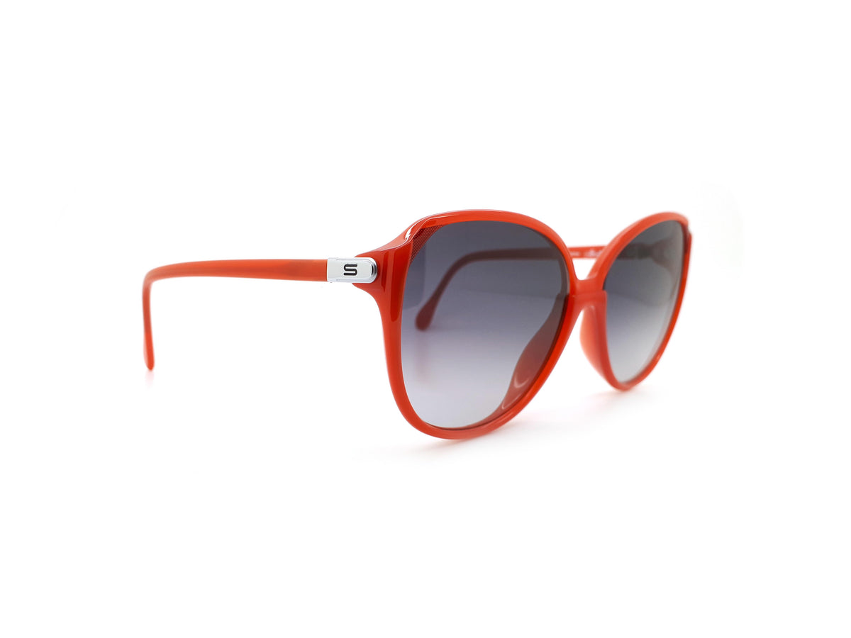 Vintage Silhouette Mod 1065 Col 085 Red Women's Sunglasses 1980s
