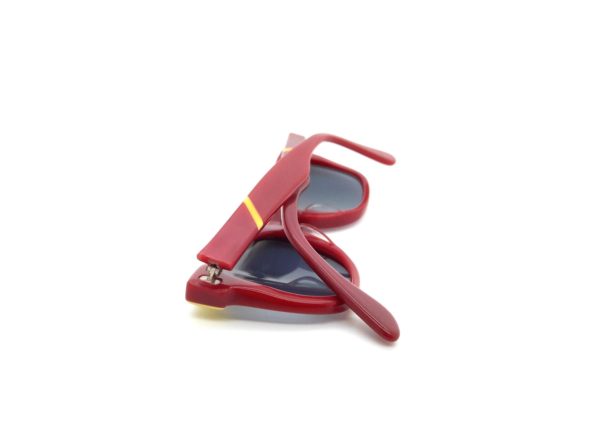 Red Sunglasses with Yellow Brow - '7700