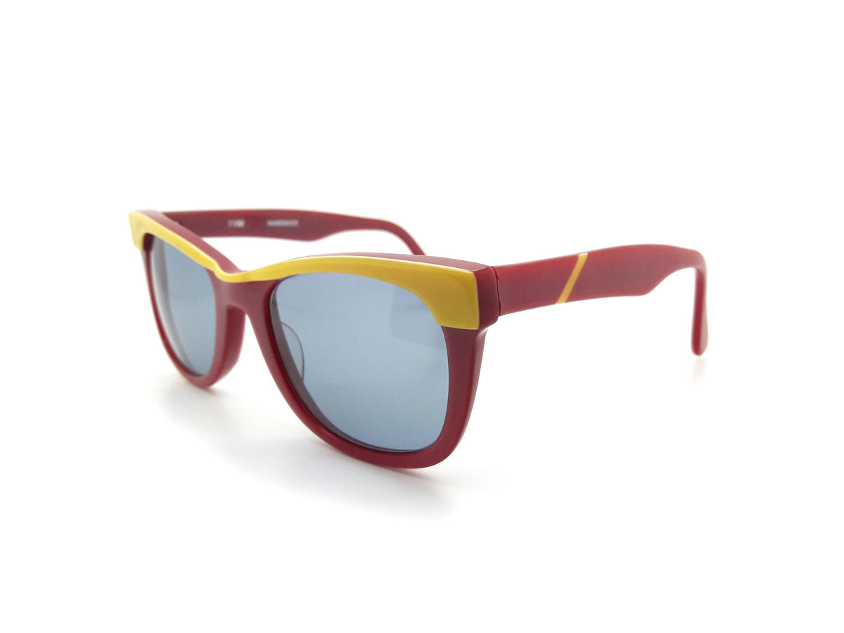 Red Sunglasses with Yellow Brow - '7700