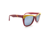 Red Sunglasses with Yellow Brow - '7700 7700