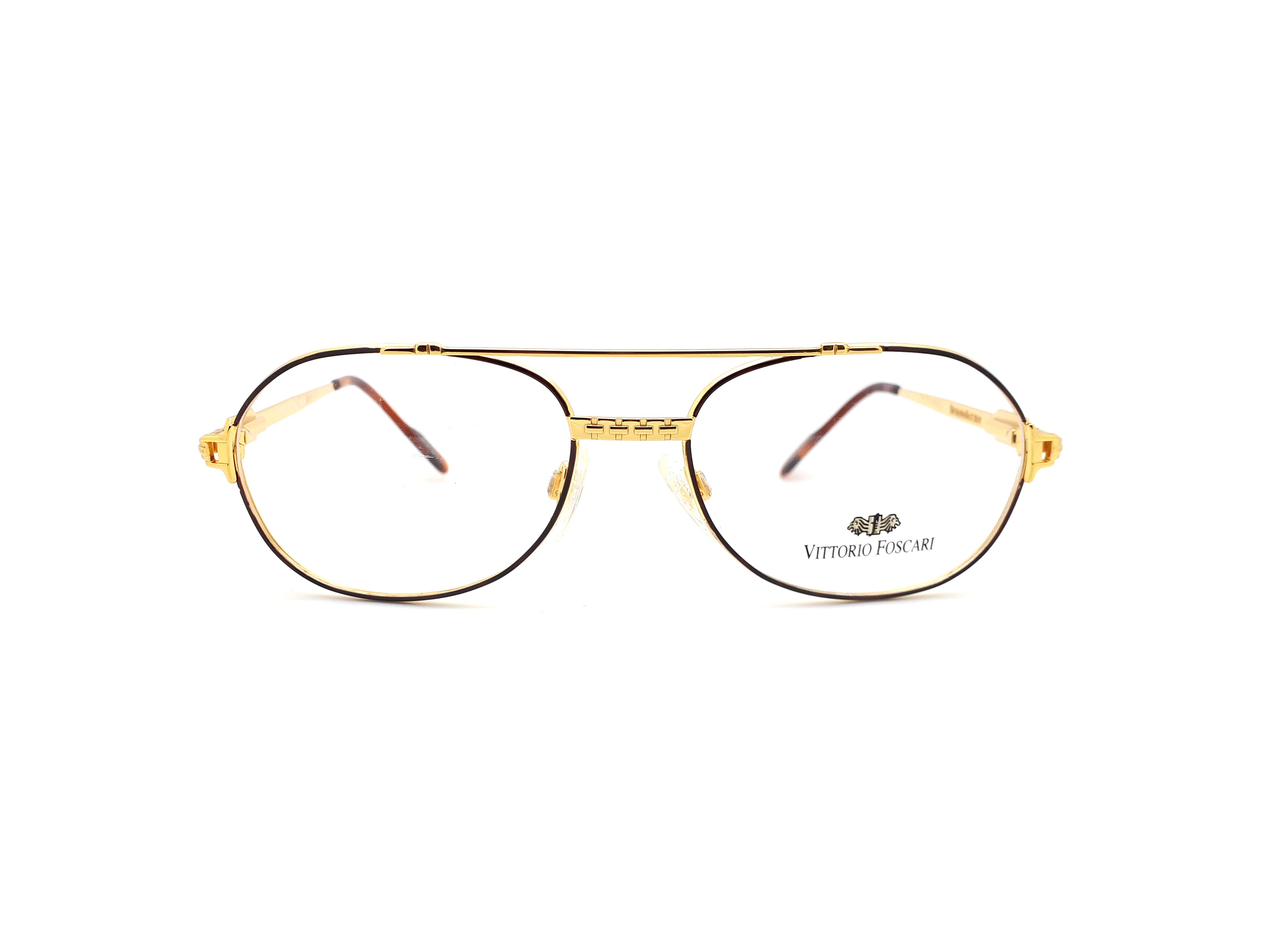 Vittorio Foscari VF 205 Col 40 Vintage 80s Aviator Glasses Frames