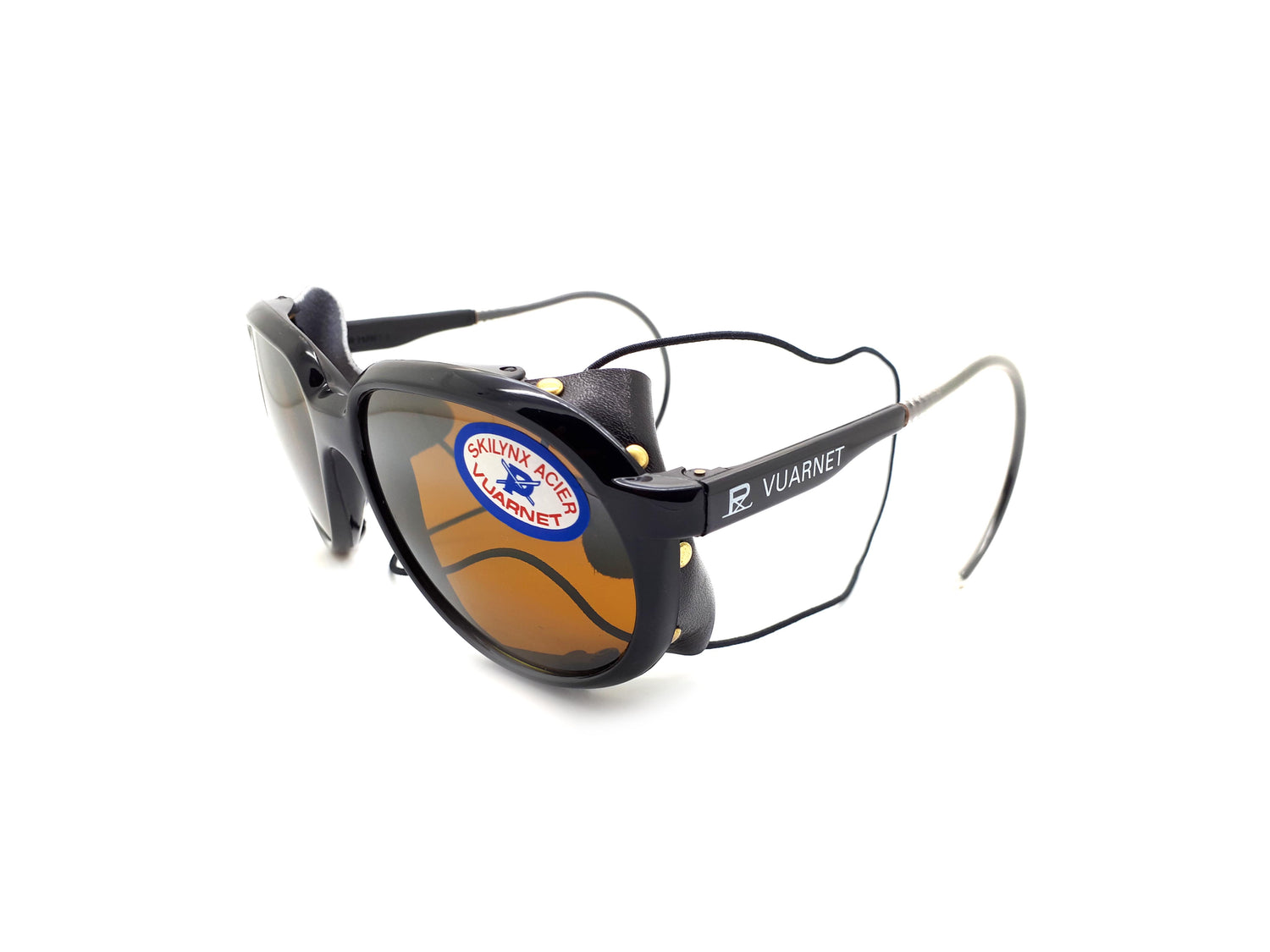 Vuarnet 027 SKILYNX ACIER Vintage Black Aviator 90s Ski Sunglasses – Ed & Sarna Vintage Eyewear