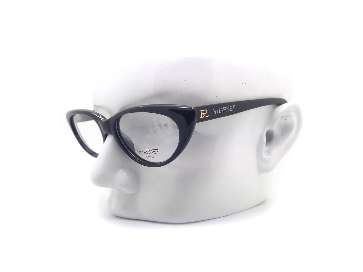 Vuarnet Pouilloux Ref 060 Black Vintage Cateye Glasses Frame Ed