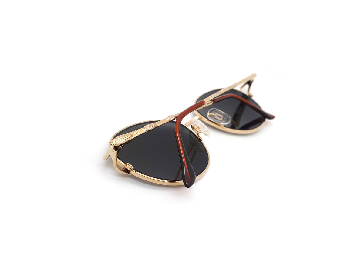 Vintage Yves Saint Laurent 4098 Y101 Round Sunglasses 1990s