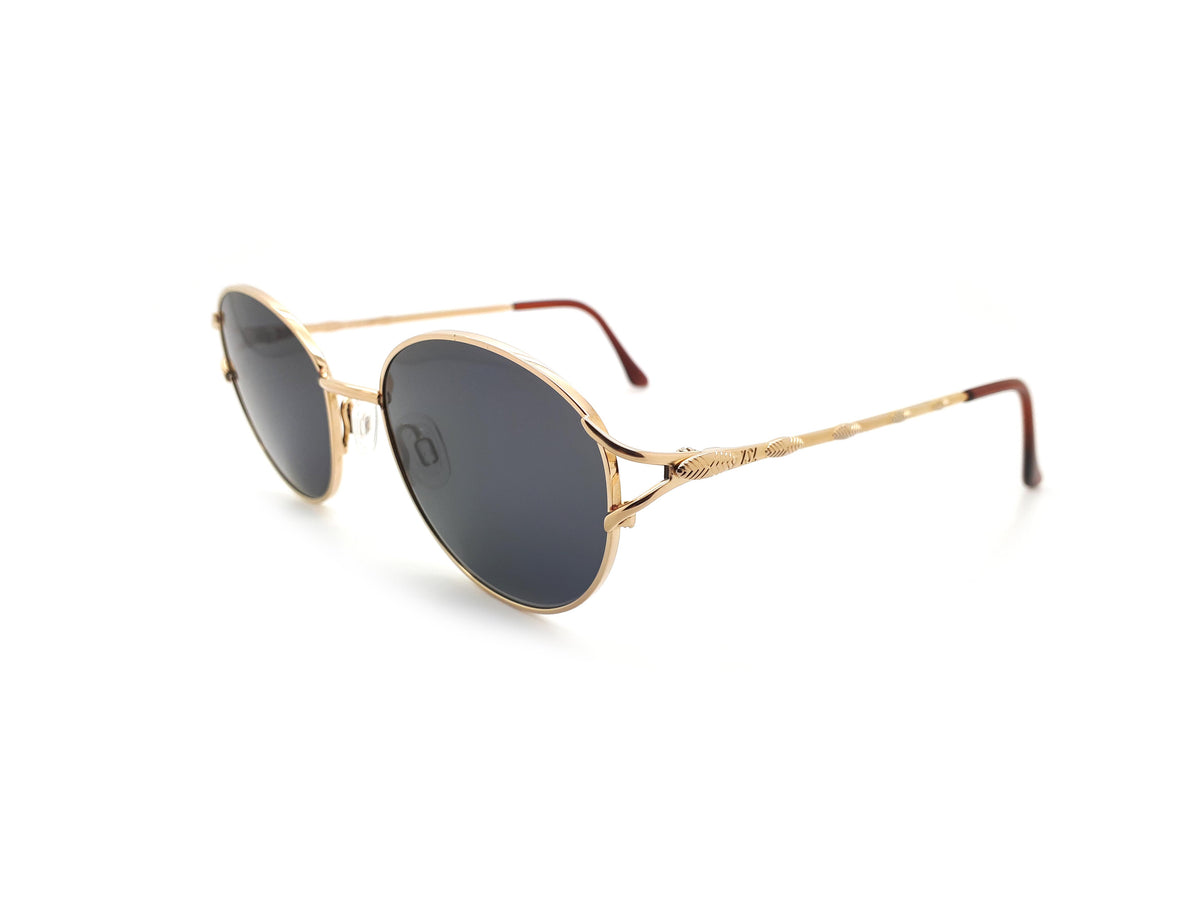 Vintage Yves Saint Laurent 4098 Y101 Round Sunglasses 1990s
