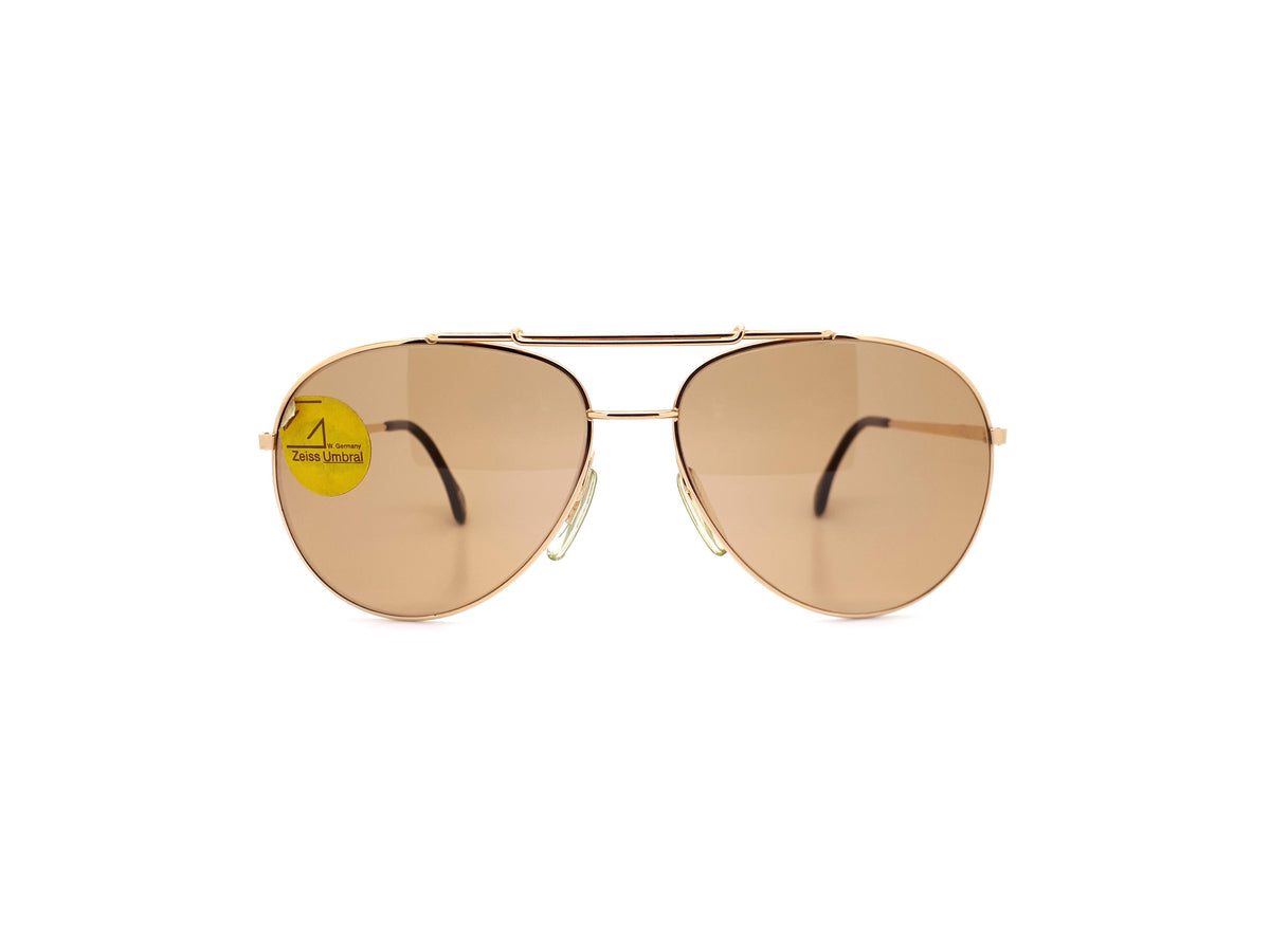 Vintage gold Zeiss aviator sunglasses